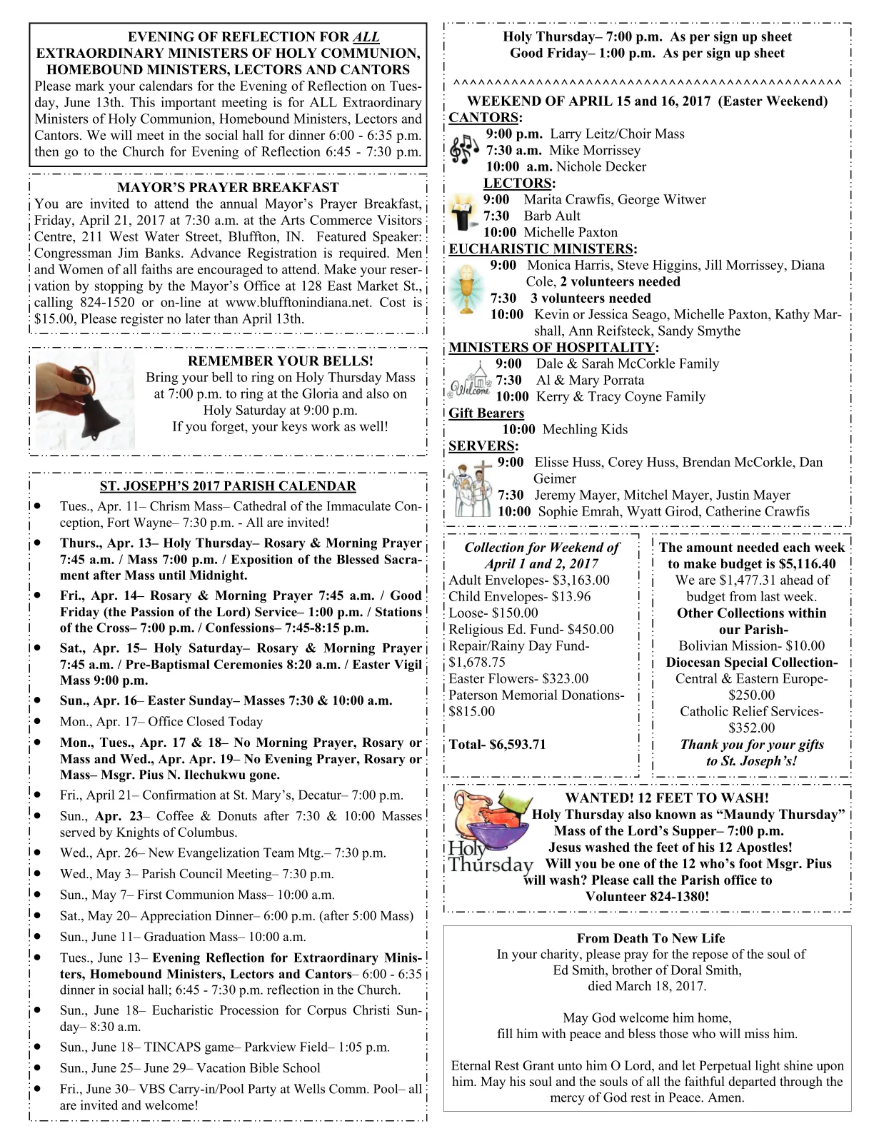 Apr 09, 2017 - Bulletin - Page 2