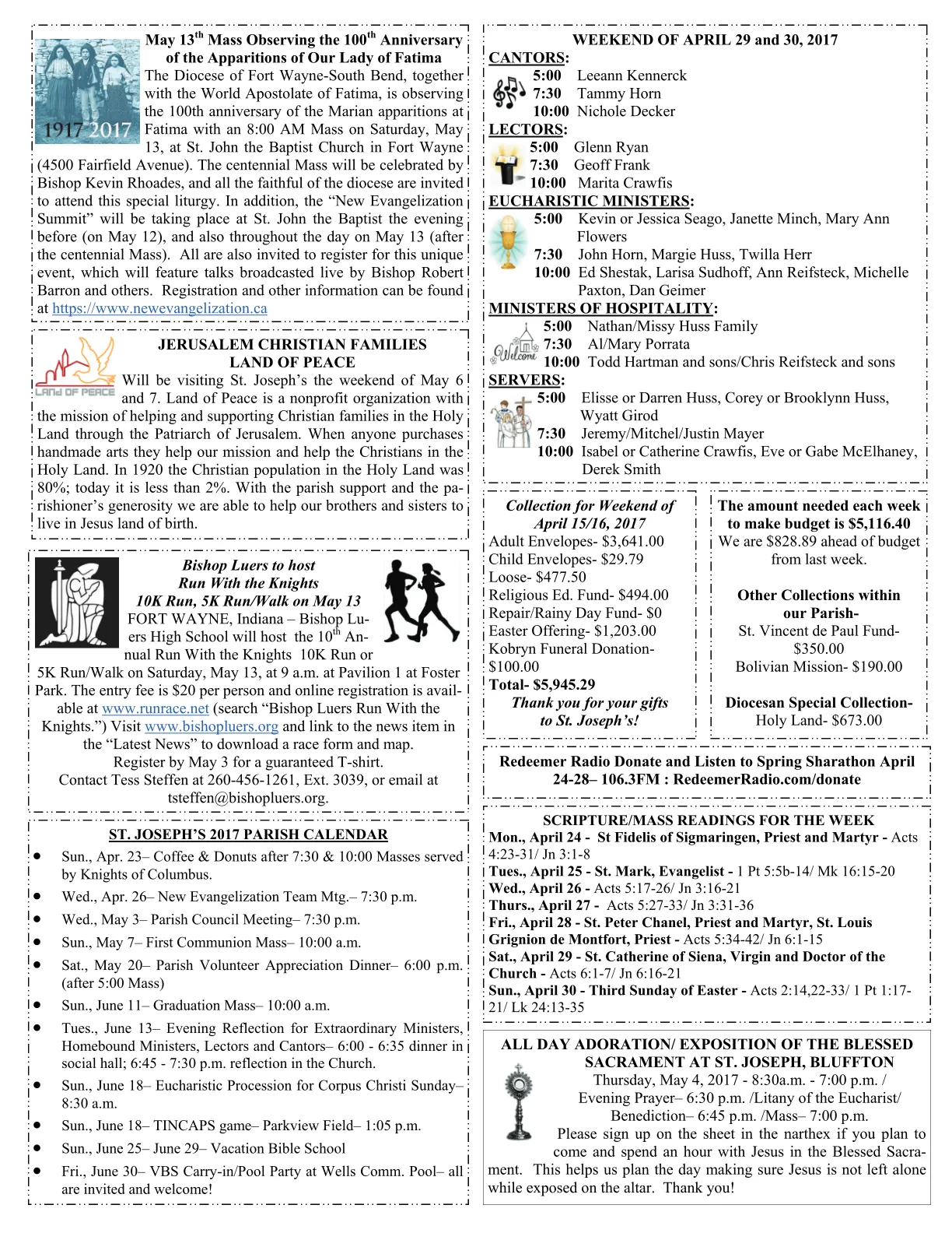 Apr 23, 2017 - Bulletin - Page 2