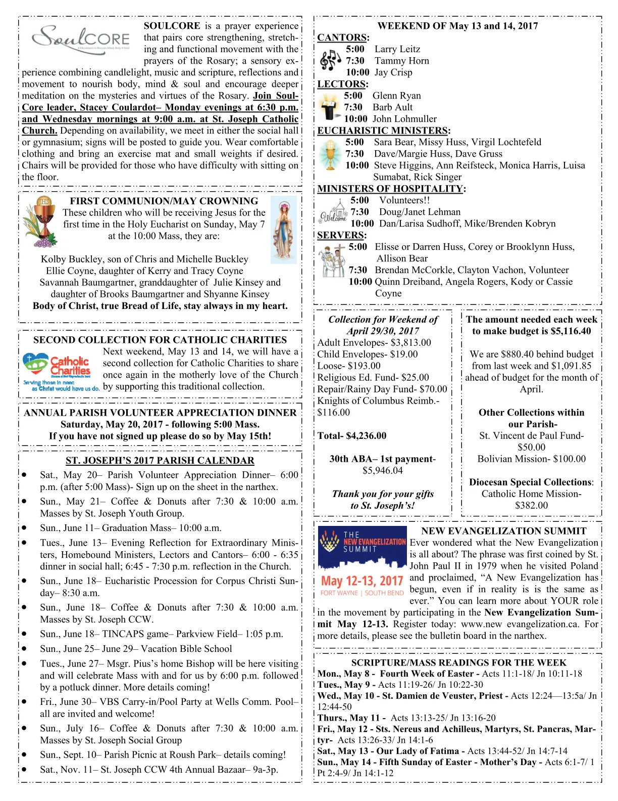 May 07, 2017 - Bulletin - Page 2