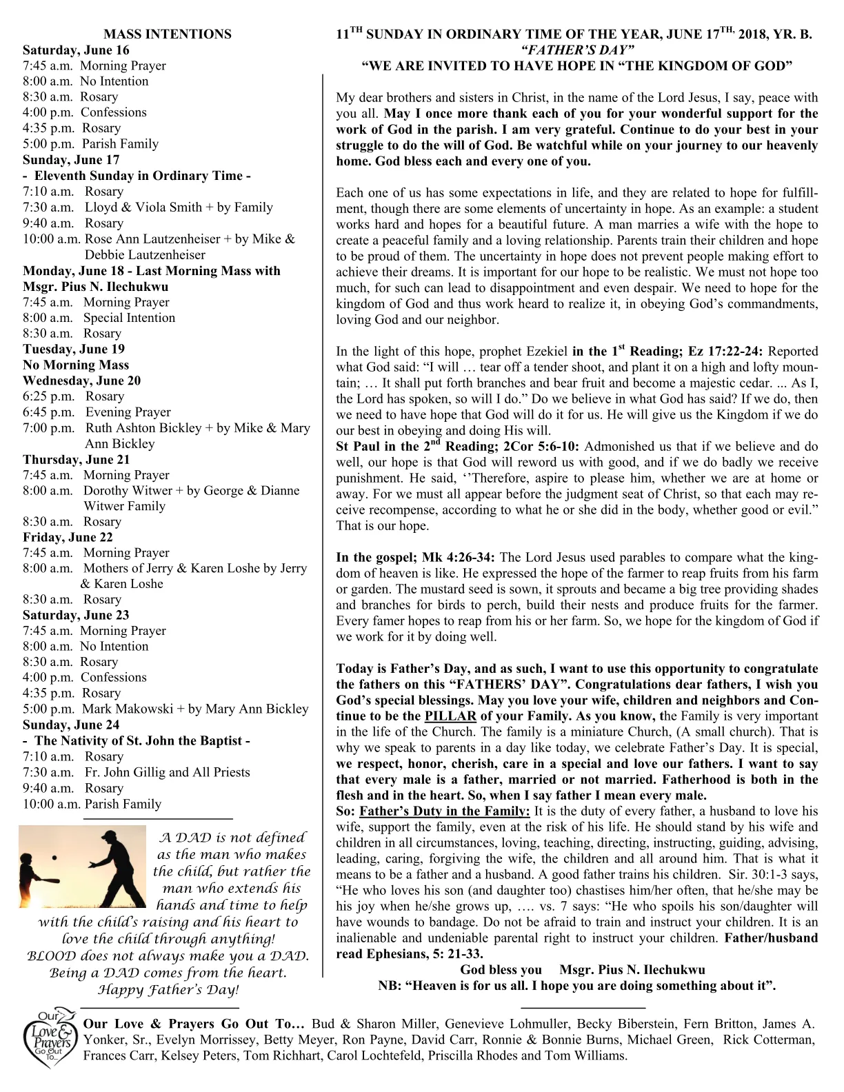 Jun 17, 2018 - Bulletin - Page 2