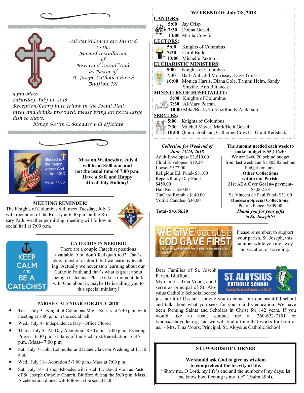 Jul 01, 2018 - Bulletin - Page 3