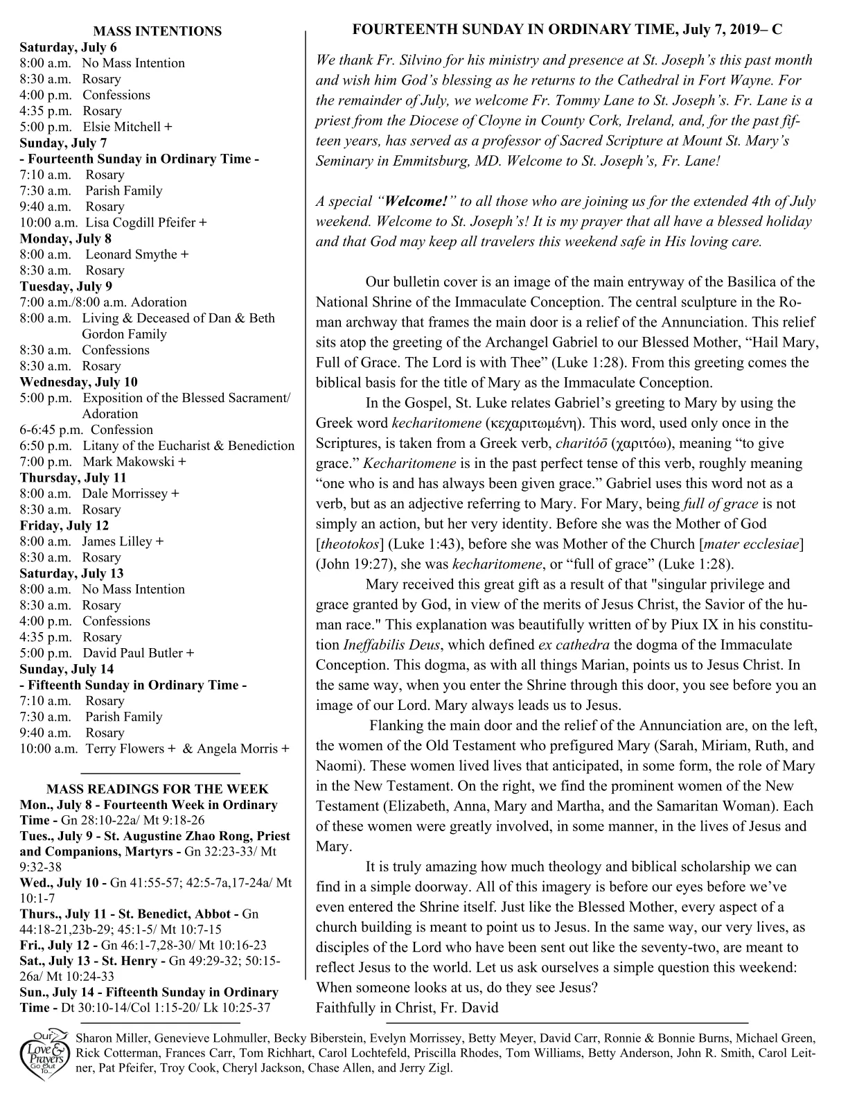 Jul 07, 2019 - Bulletin - Page 2