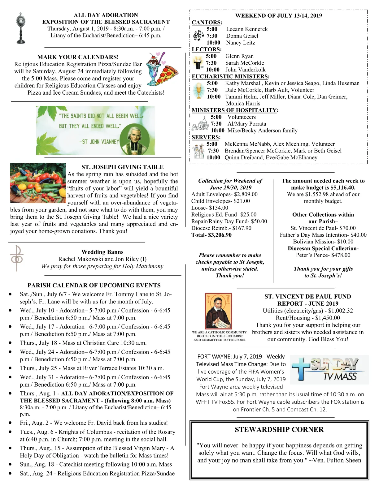 Jul 07, 2019 - Bulletin - Page 3