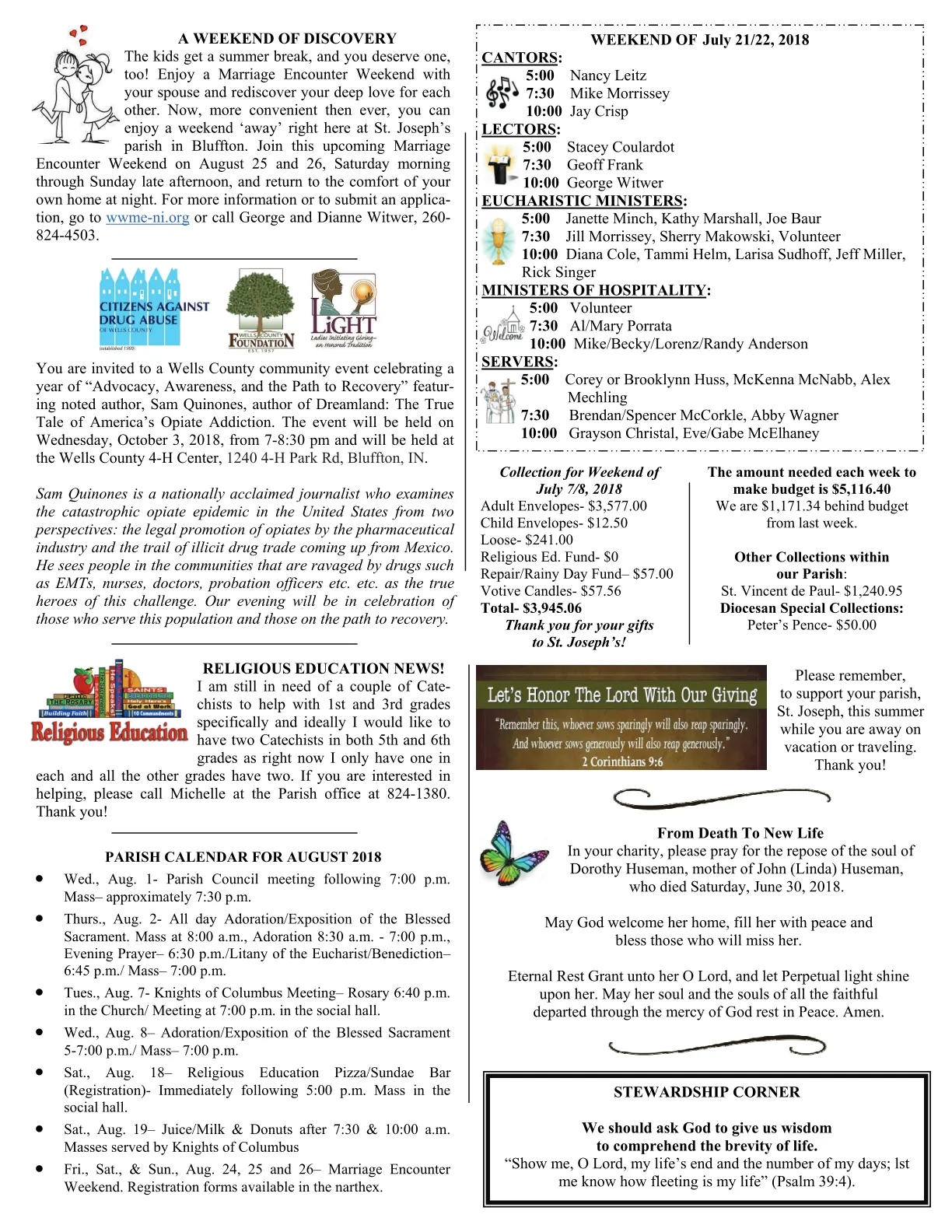 Jul 15, 2018 - Bulletin - Page 3