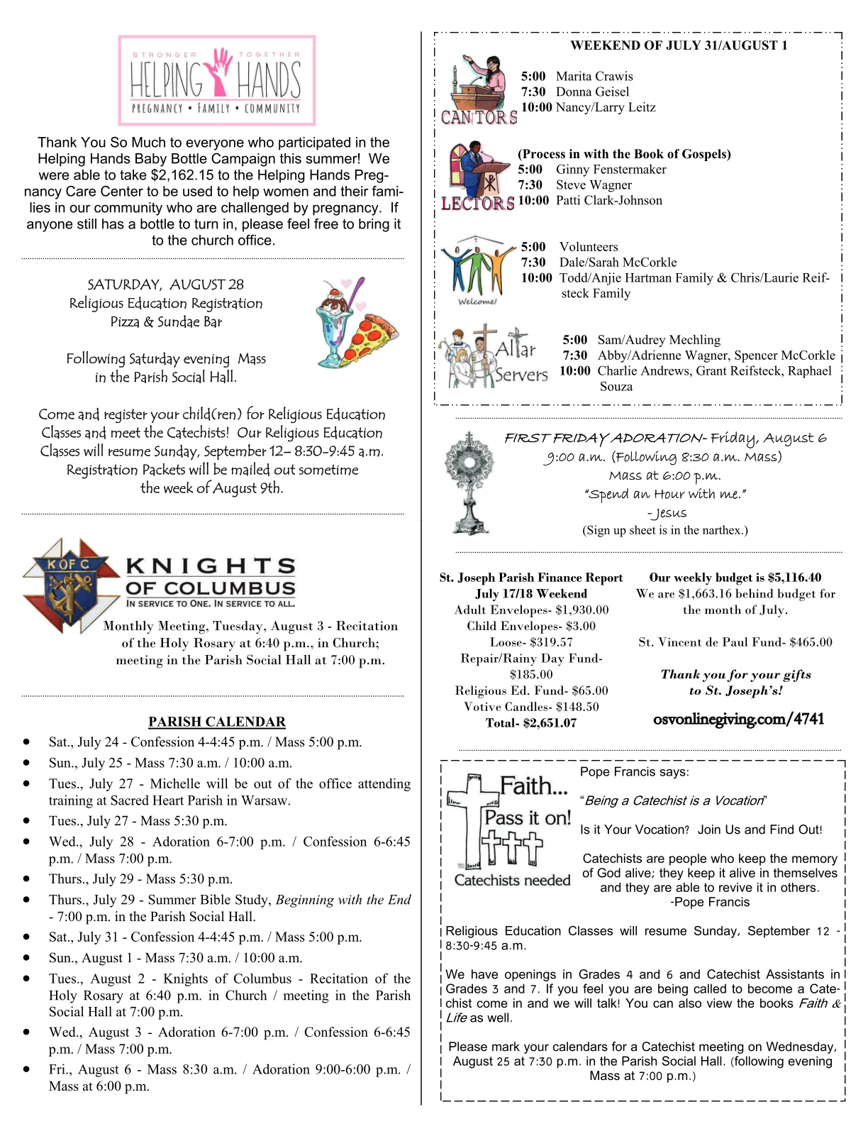 Jul 25, 2021 - Bulletin - Page 3