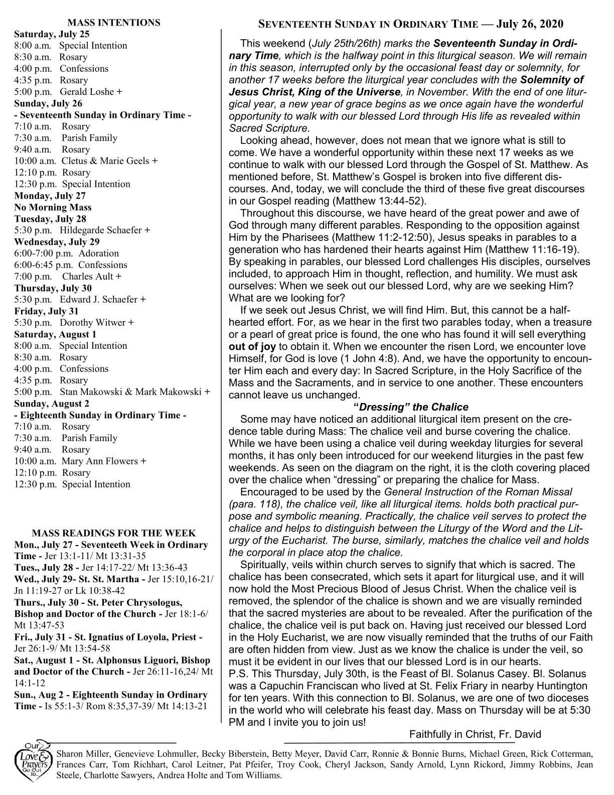 Jul 26, 2020 - Bulletin - Page 2