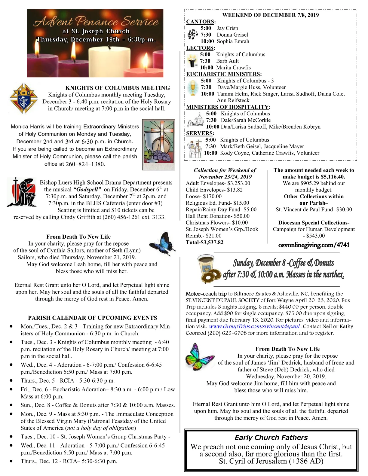 Dec 01, 2019 - Bulletin - Page 3