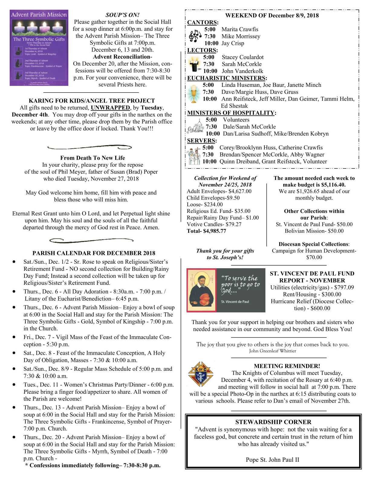 Dec 02, 2018 - Bulletin - Page 3