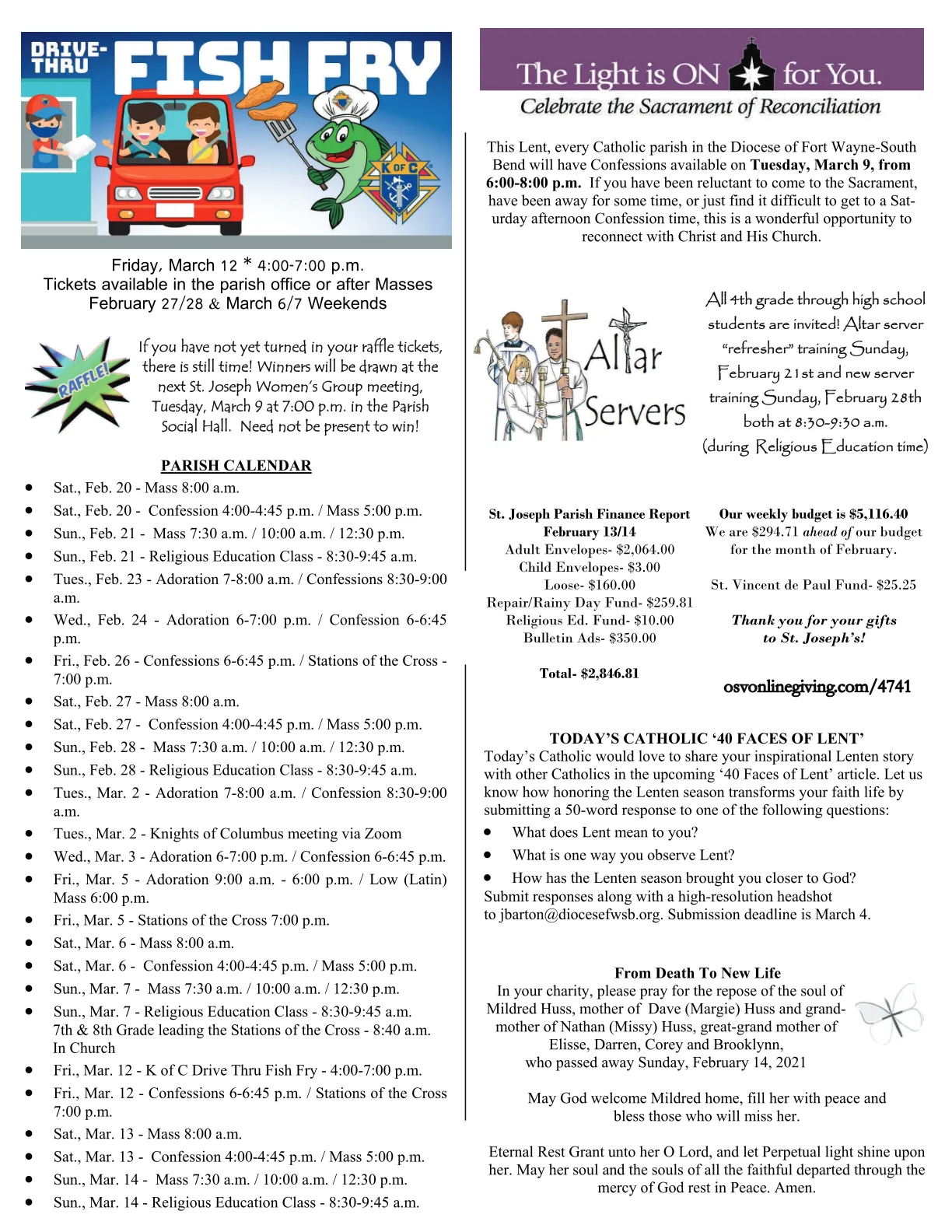 Feb 21, 2021 - Bulletin - Page 3