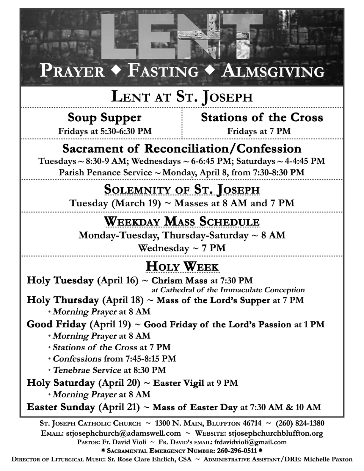 Mar 10, 2019 - Bulletin - Page 1