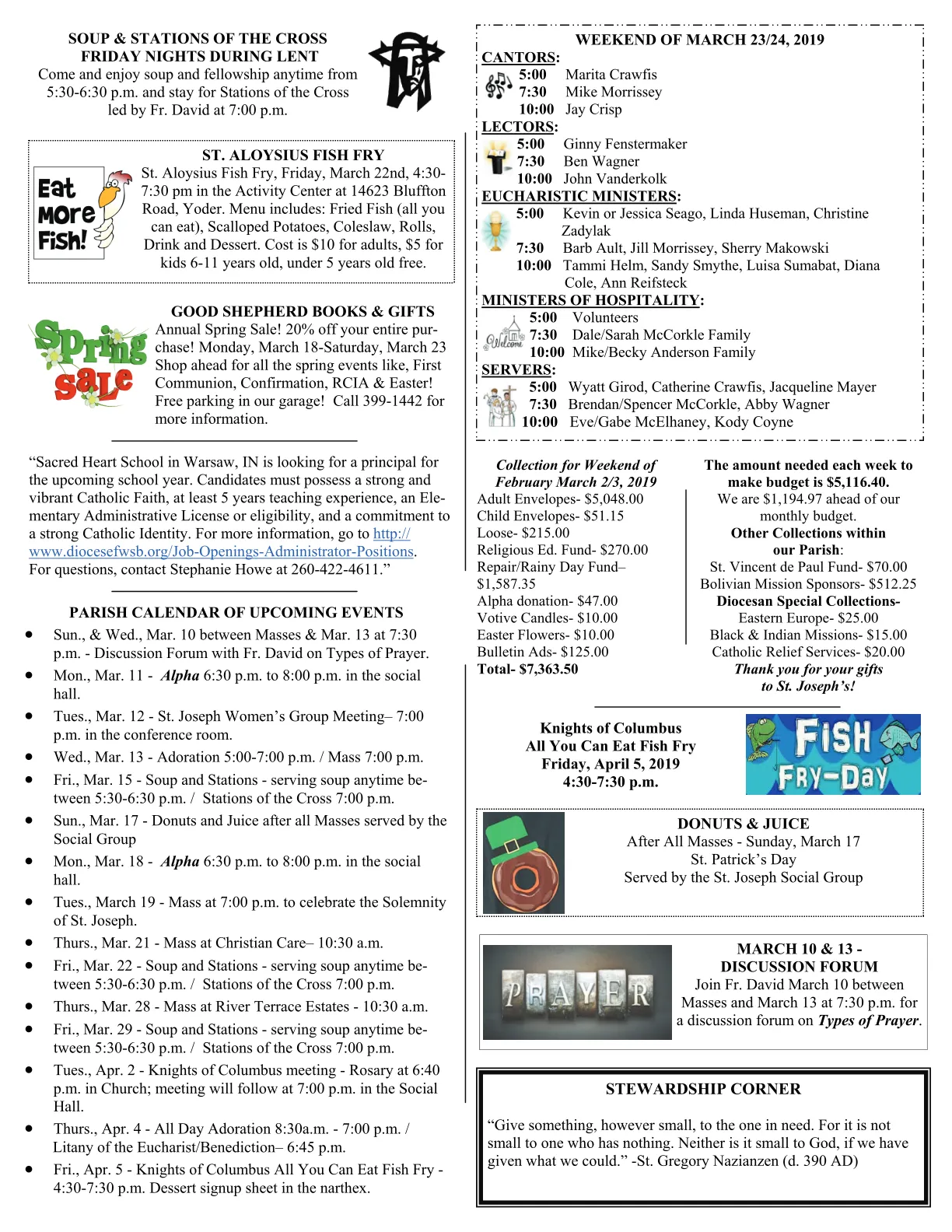 Mar 10, 2019 - Bulletin - Page 3