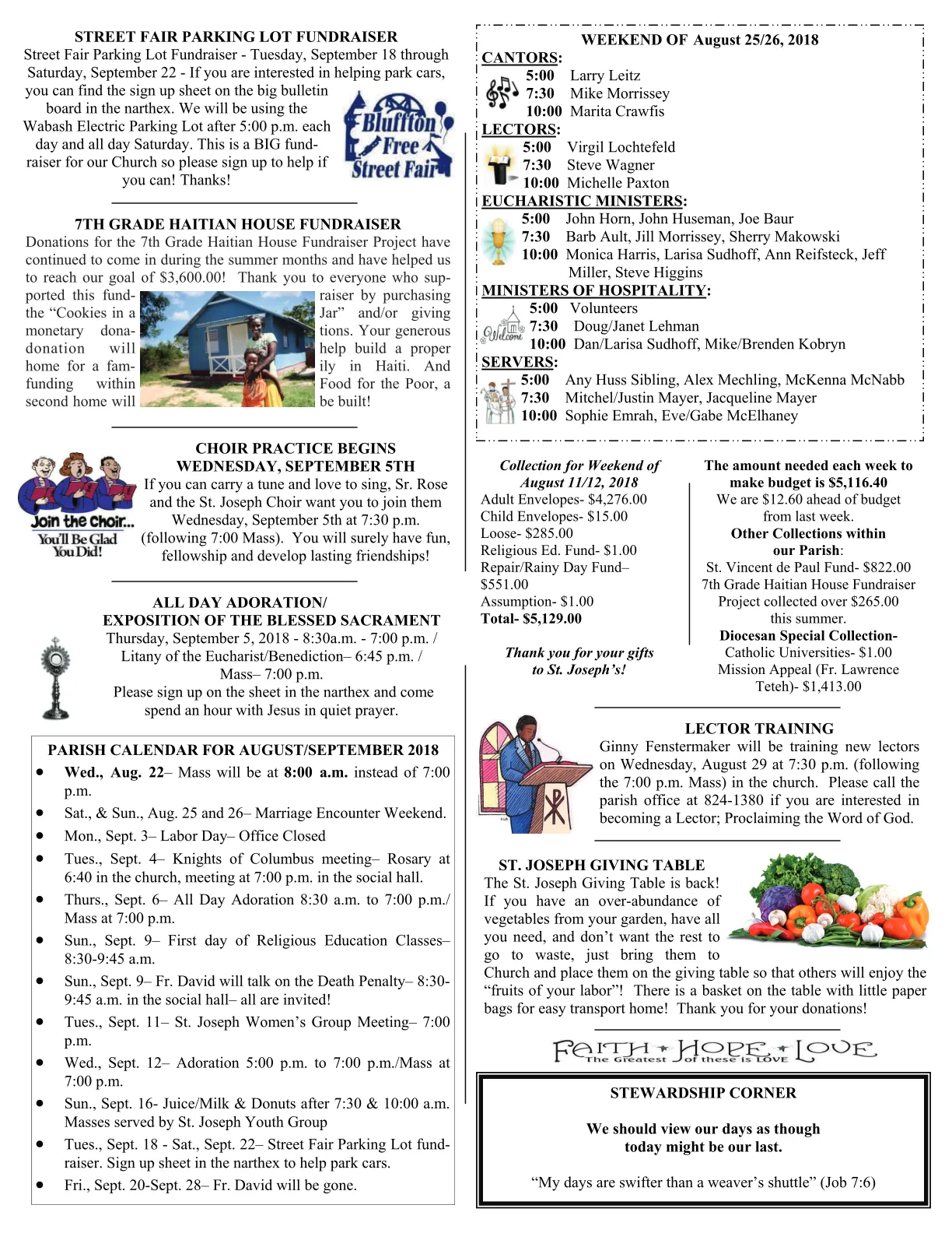 Aug 19, 2018 - Bulletin - Page 3