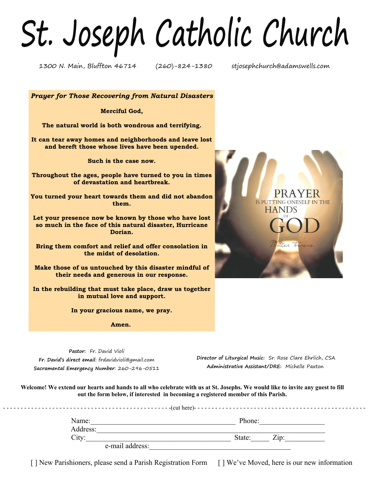 Sep 08, 2019 - Bulletin - Page 1