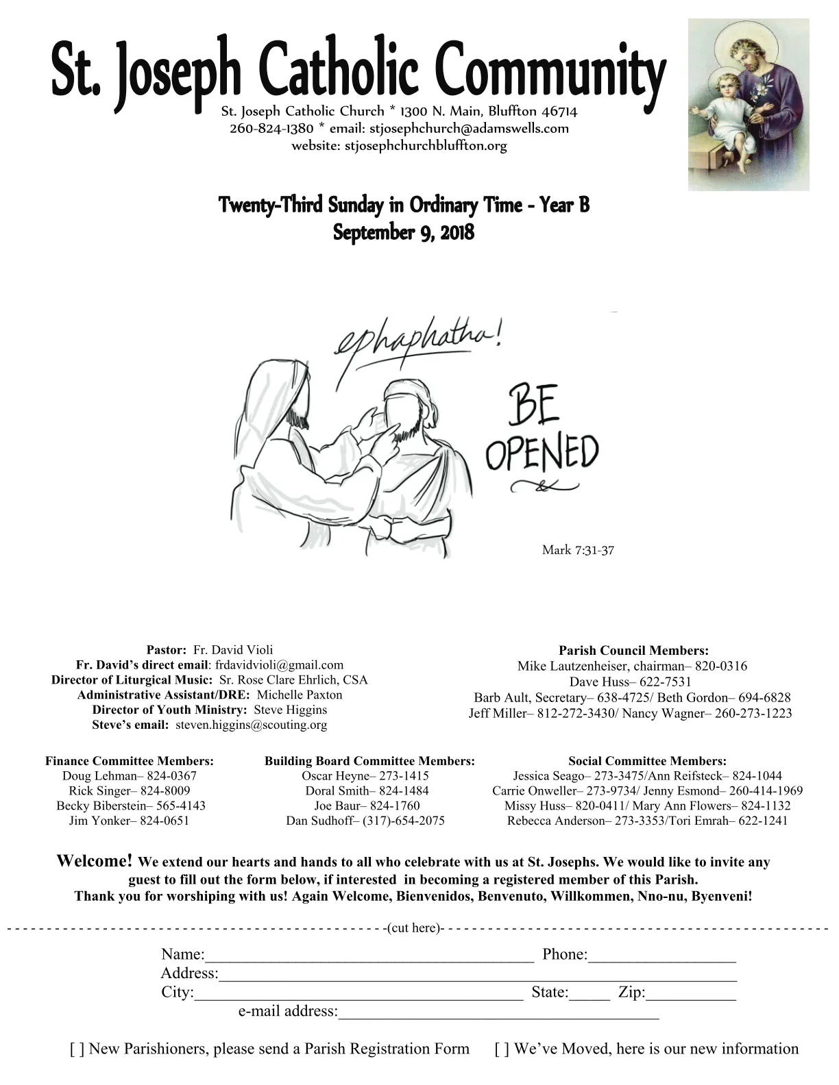 Sep 09, 2018 - Bulletin - Page 1