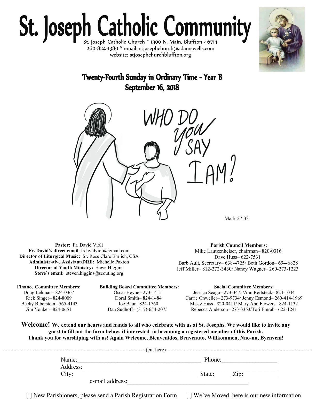 Sep 16, 2018 - Bulletin - Page 1