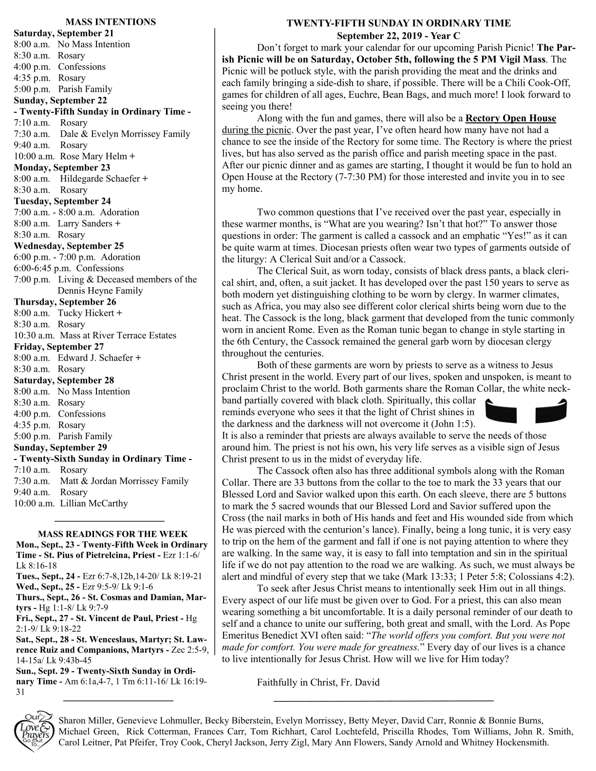 Sep 22, 2019 - Bulletin - Page 2