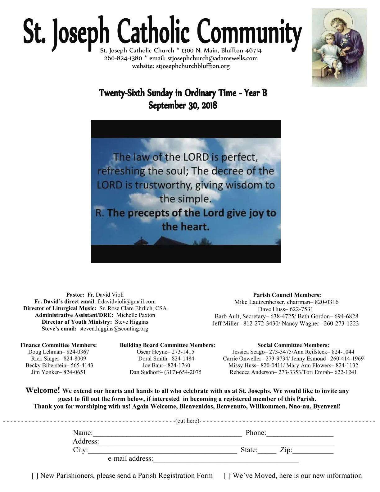 Sep 30, 2018 - Bulletin - Page 1