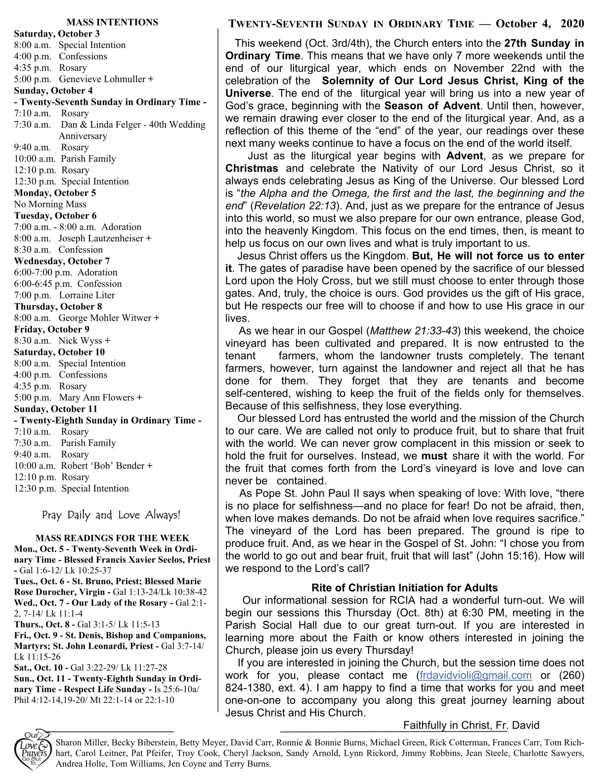 Oct 04, 2020 - Bulletin - Page 2