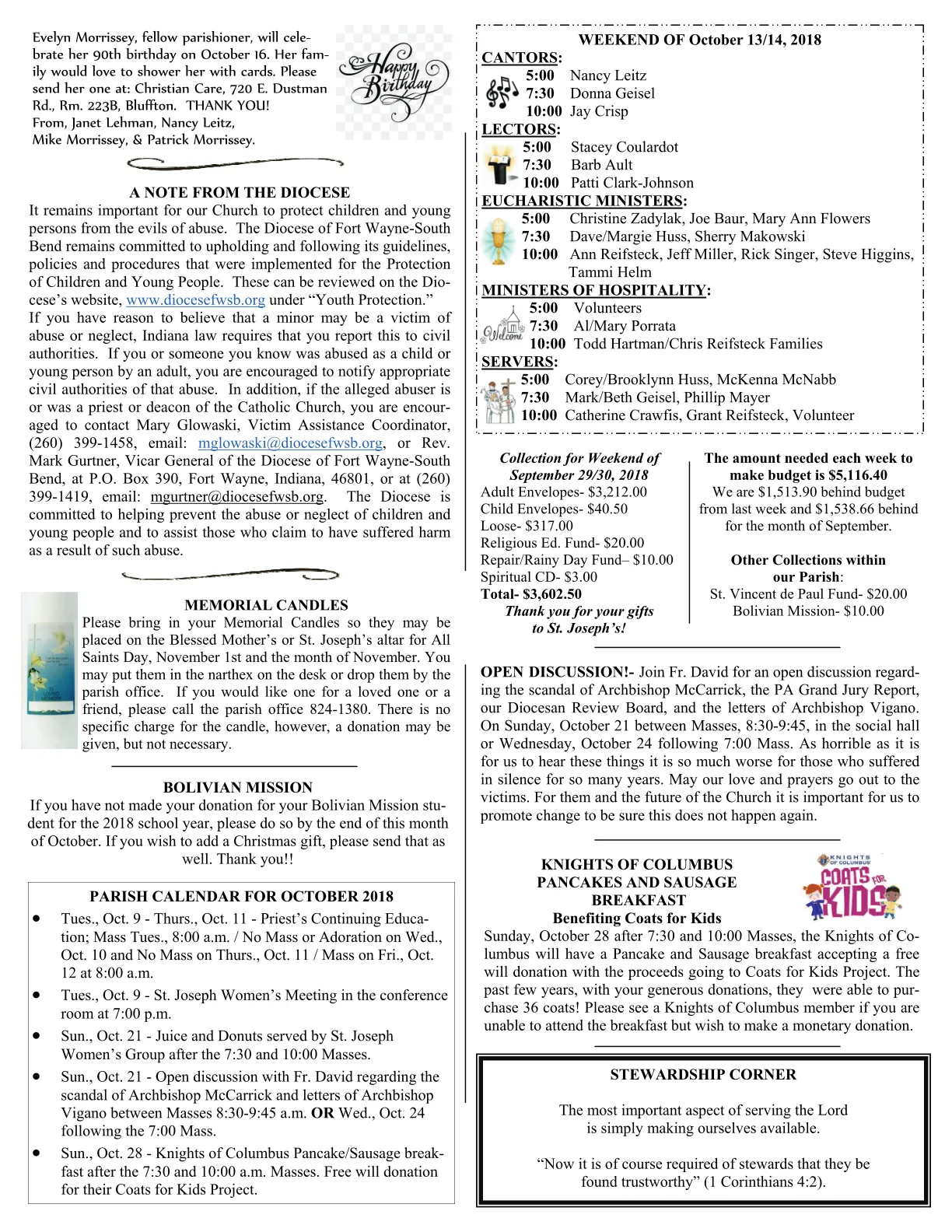 Oct 07, 2018 - Bulletin - Page 3