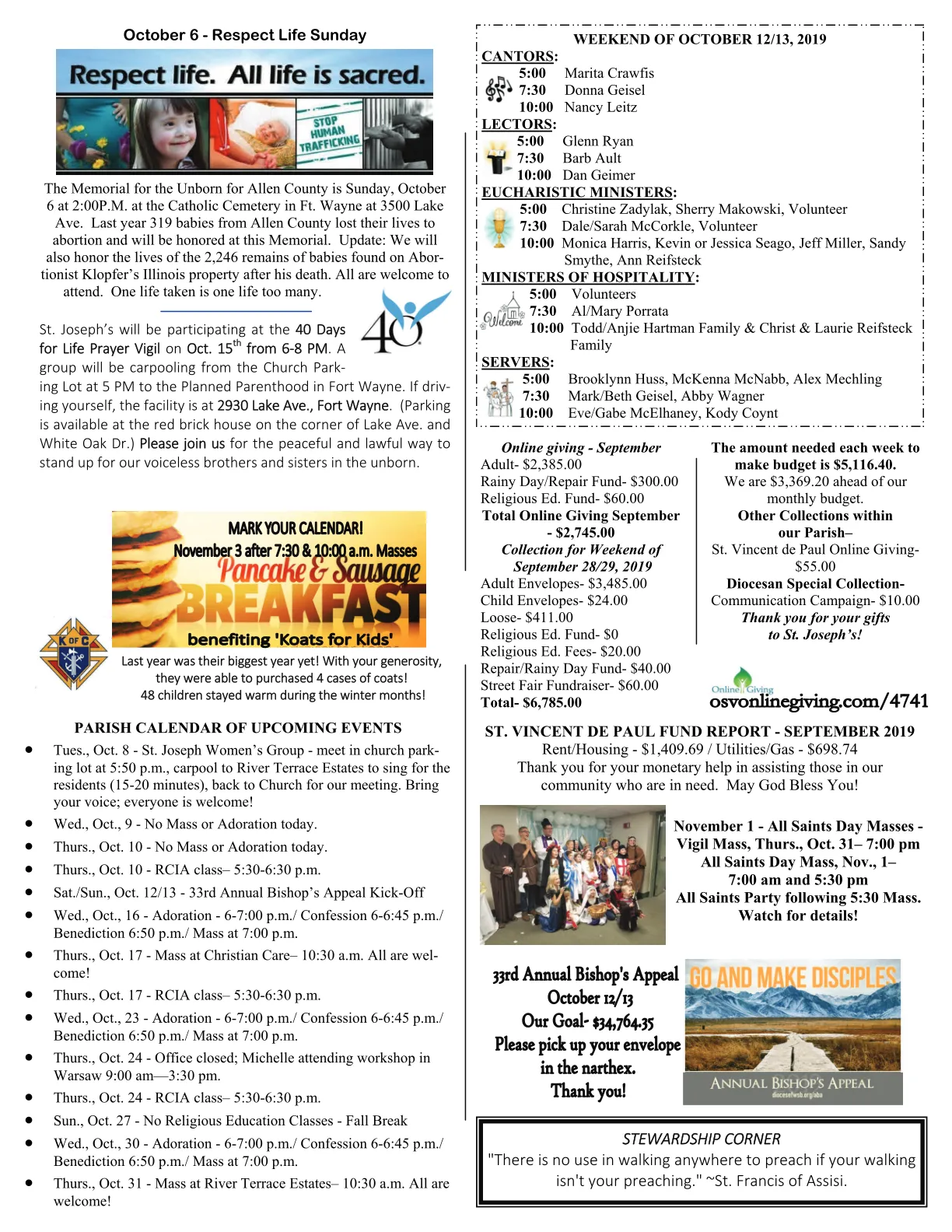 Oct 06, 2019 - Bulletin - Page 3