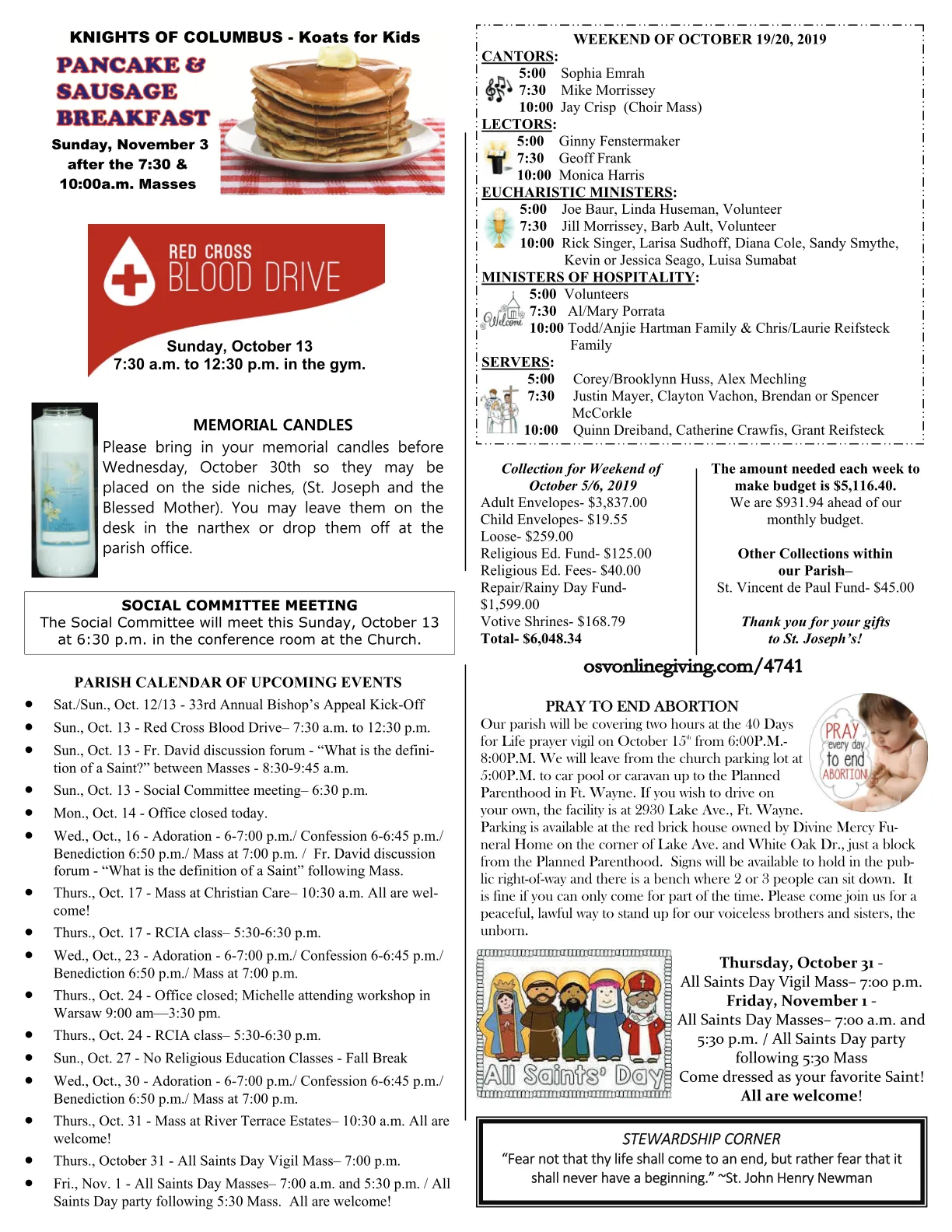 Oct 13, 2019 - Bulletin - Page 3
