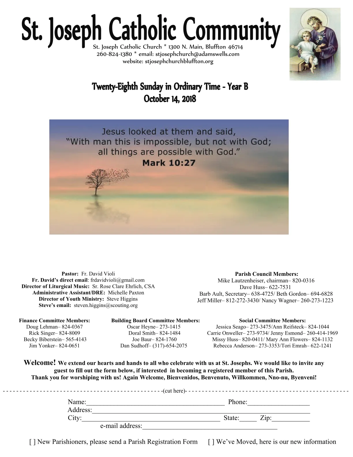 Oct 14, 2018 - Bulletin - Page 1