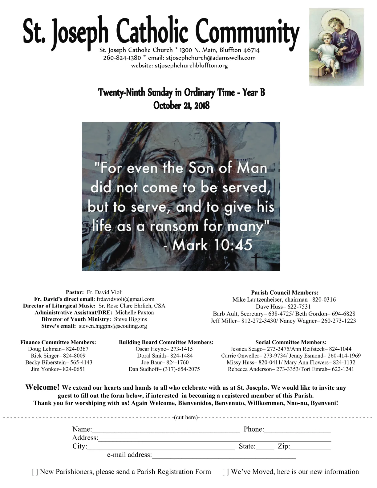 Oct 21, 2018 - Bulletin - Page 1