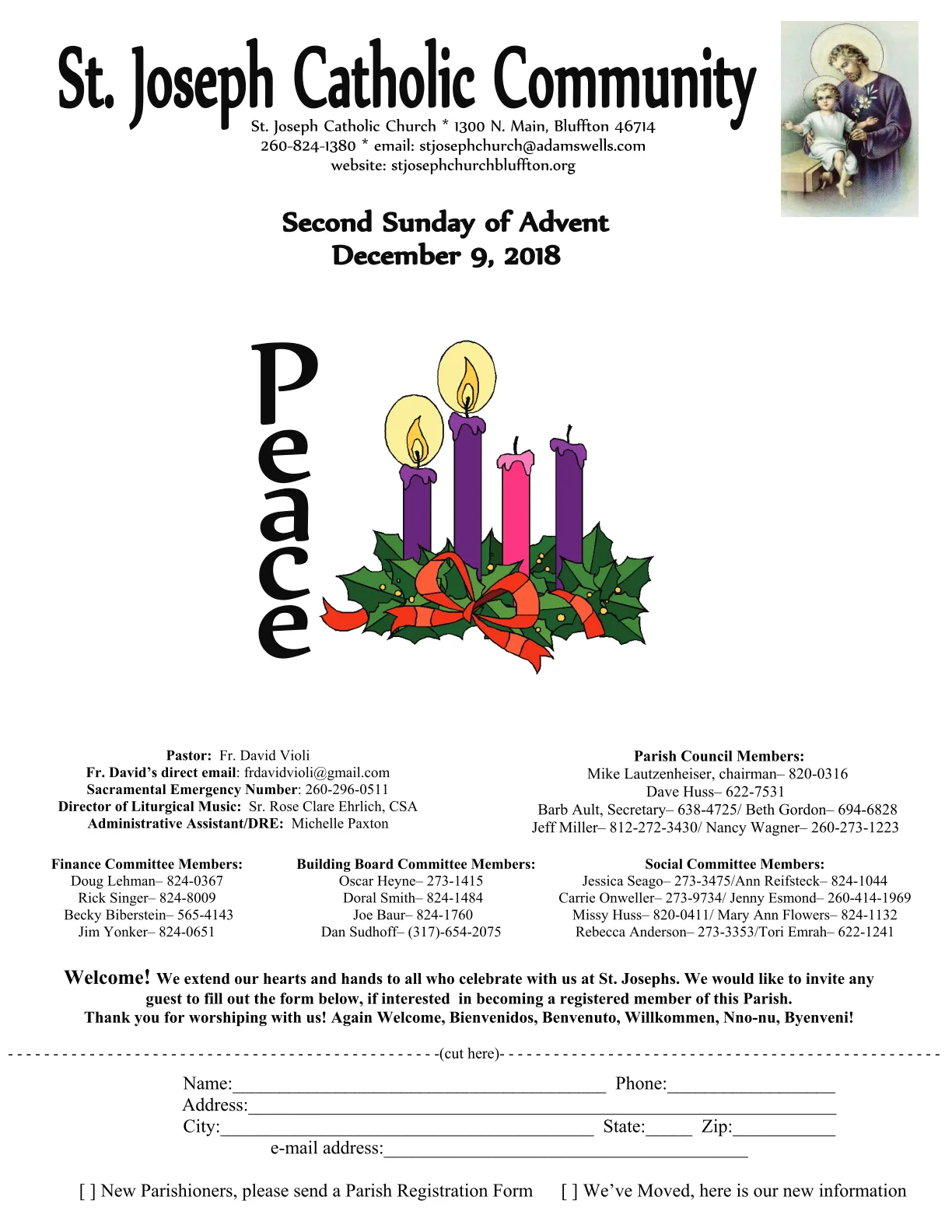 Dec 09, 2018 - Bulletin - Page 1