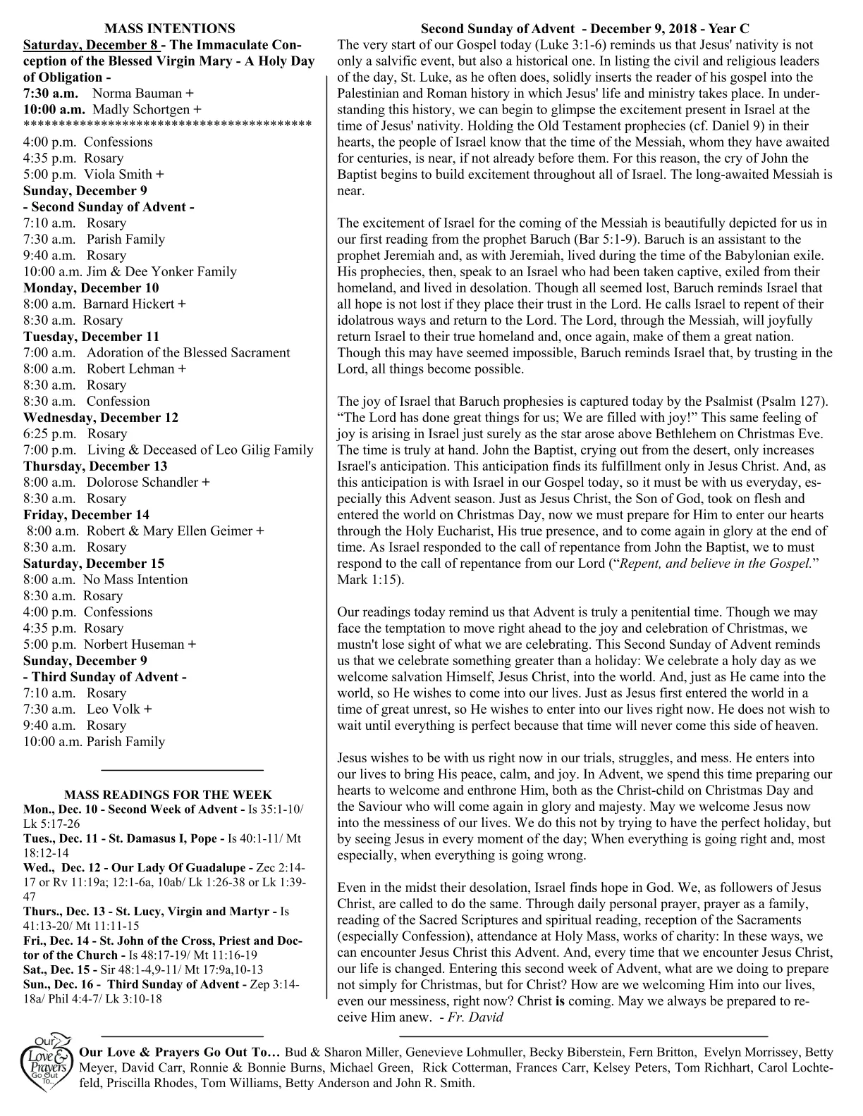 Dec 09, 2018 - Bulletin - Page 2