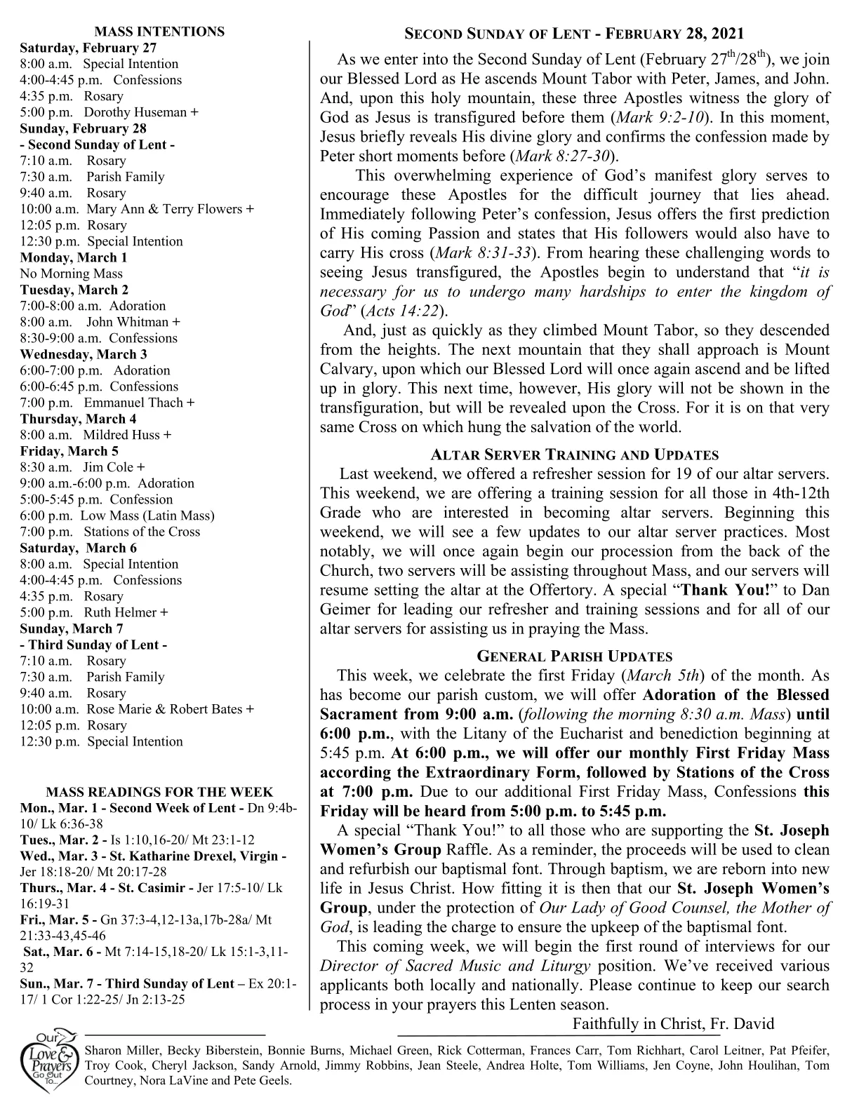 Feb 28, 2021 - Bulletin - Page 2