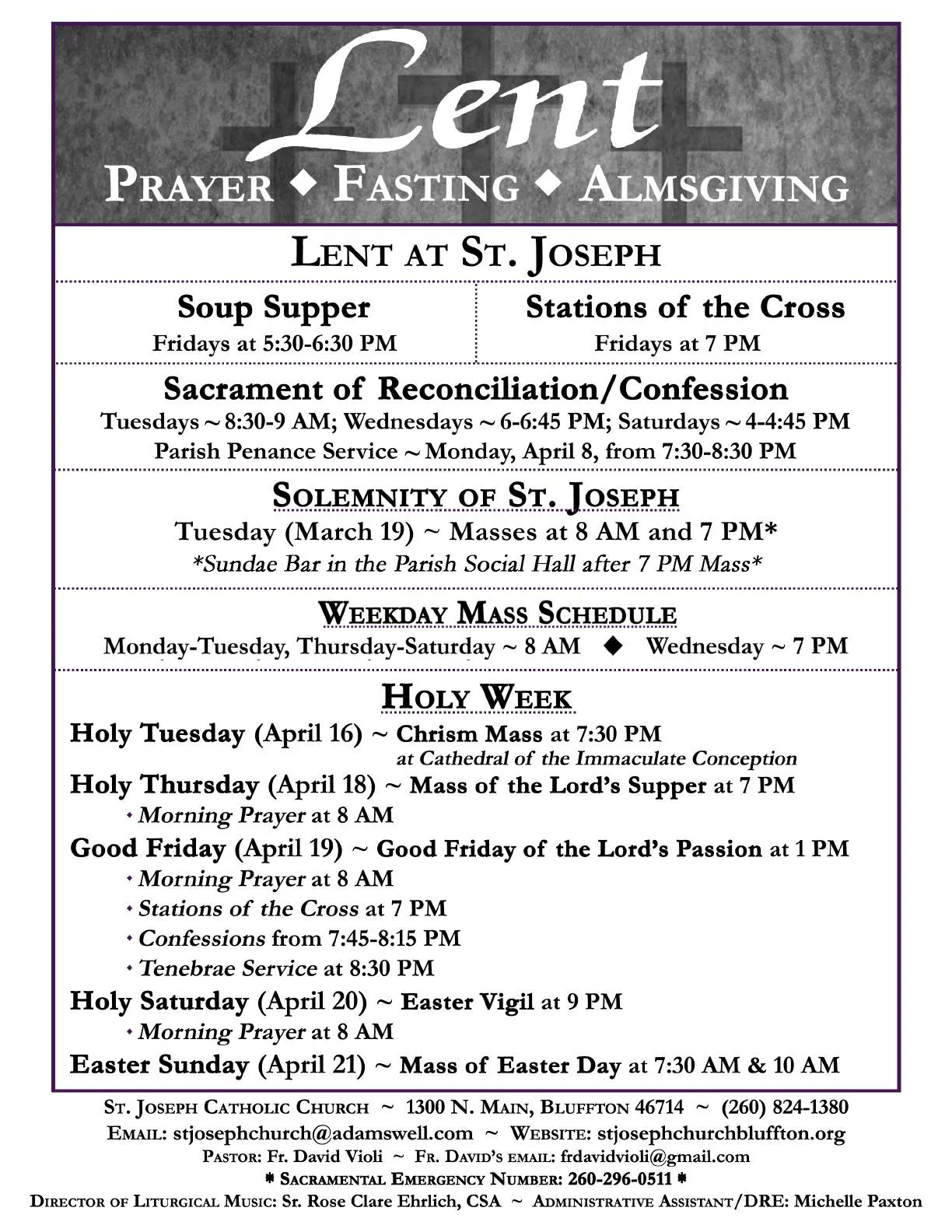 Mar 17, 2019 - Bulletin - Page 1