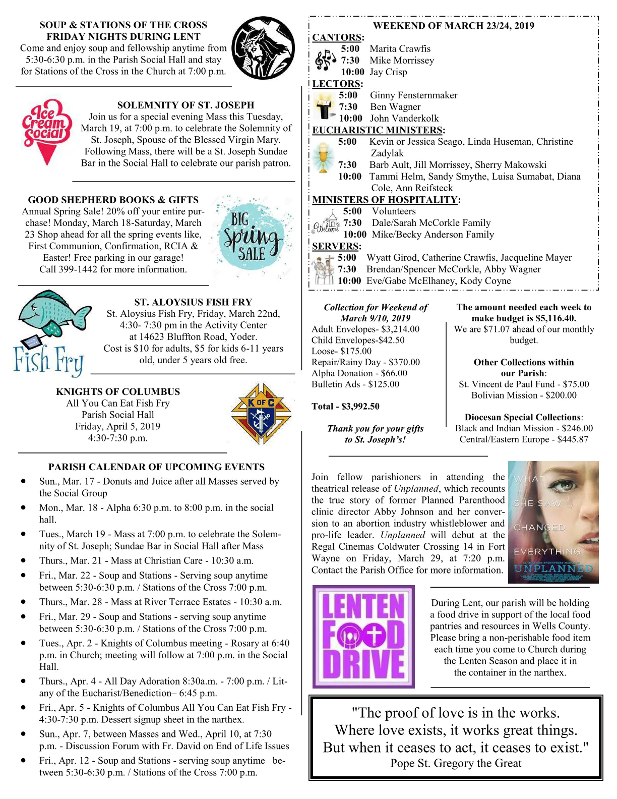 Mar 17, 2019 - Bulletin - Page 3