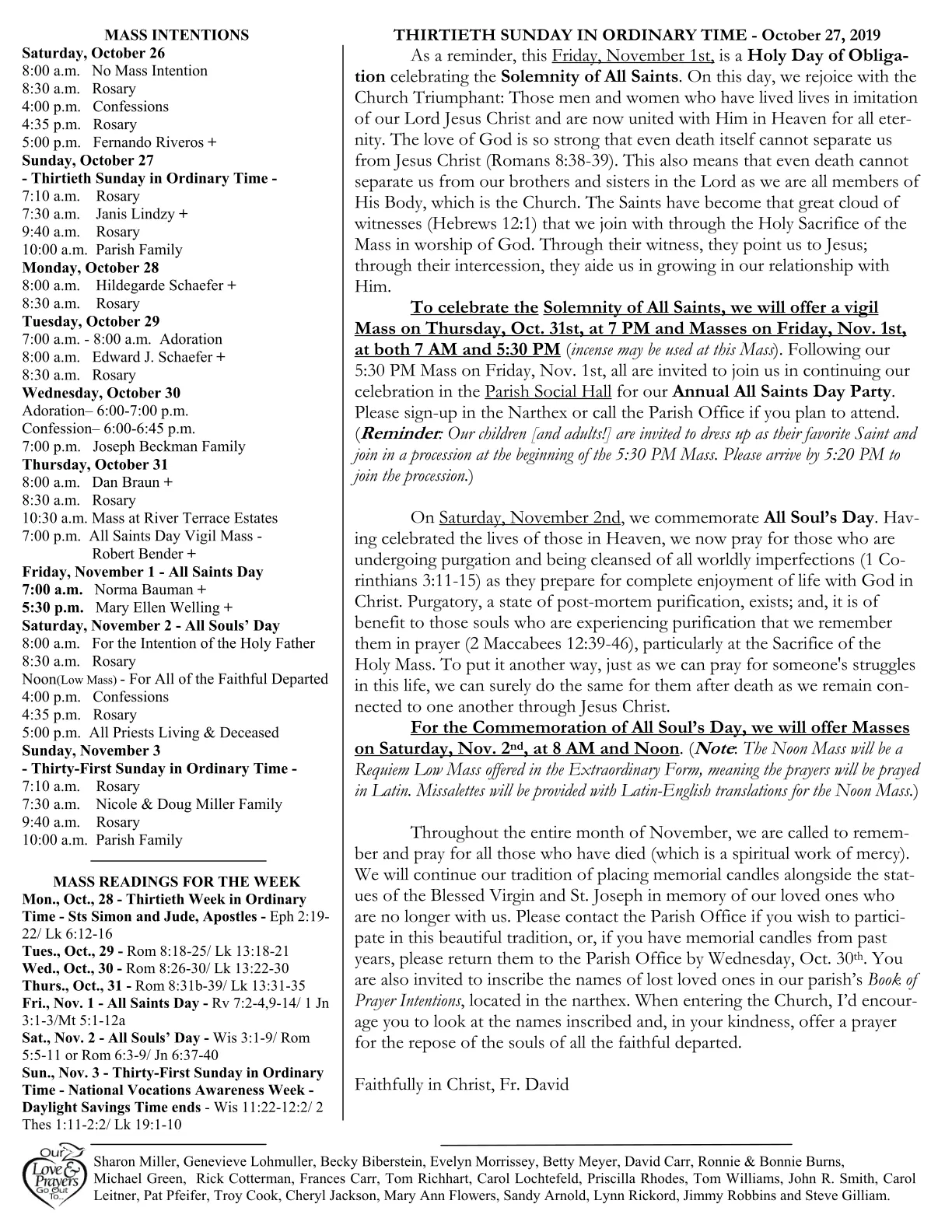 Oct 27, 2019 - Bulletin - Page 2