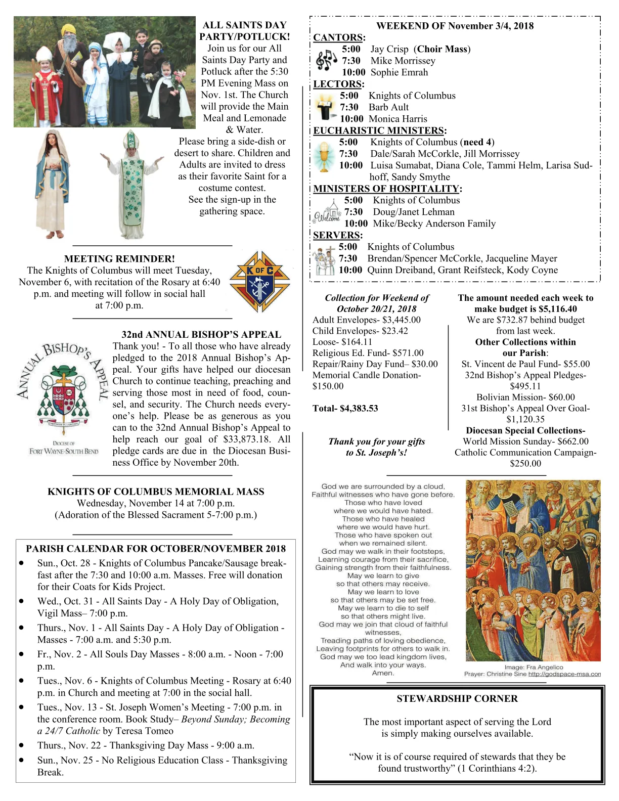 Oct 28, 2018 - Bulletin - Page 3