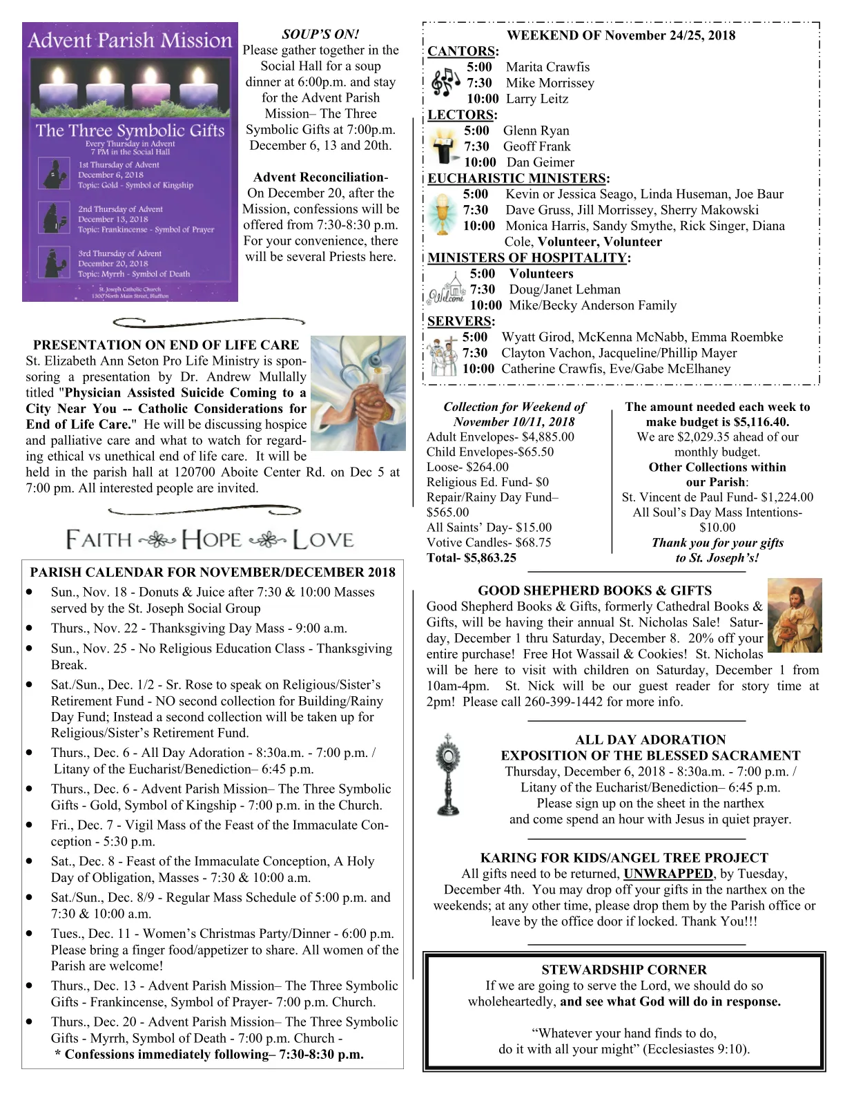 Nov 18, 2018 - Bulletin - Page 3