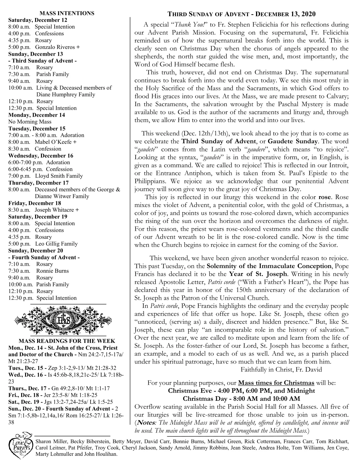 Dec 13, 2020 - Bulletin - Page 2