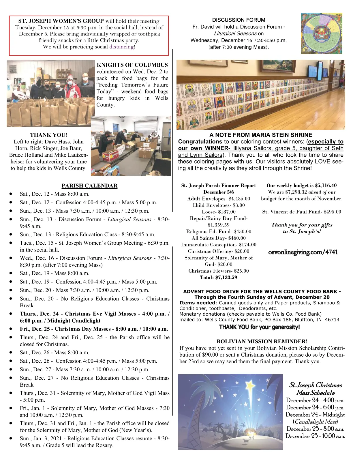 Dec 13, 2020 - Bulletin - Page 3