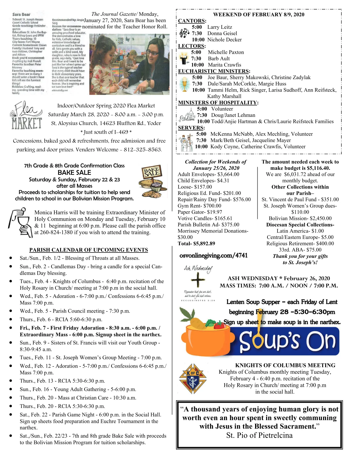 Feb 02, 2020 - Bulletin - Page 3