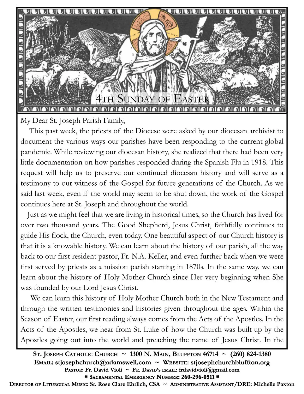 May 03, 2020 - Bulletin - Page 1