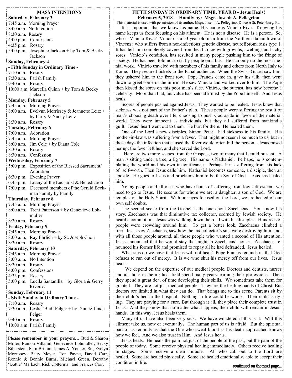 Feb 04, 2018 - Bulletin - Page 2