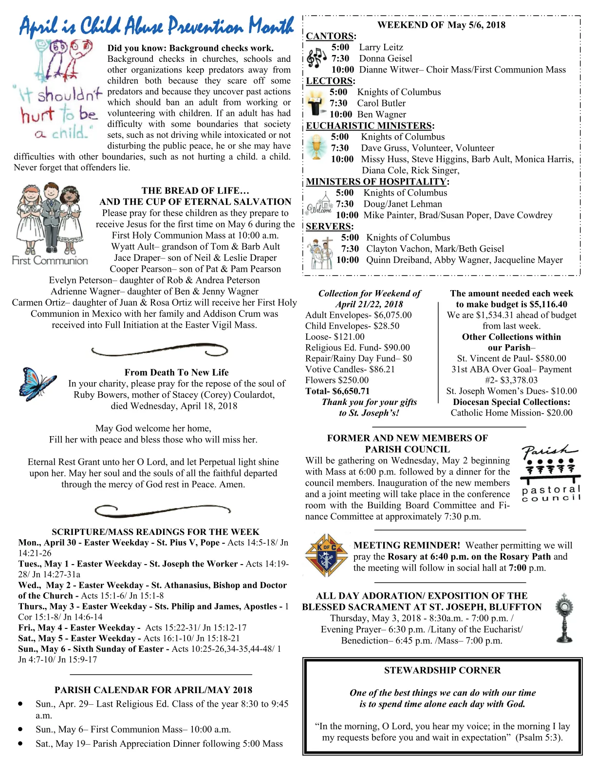 Apr 29, 2018 - Bulletin - Page 3