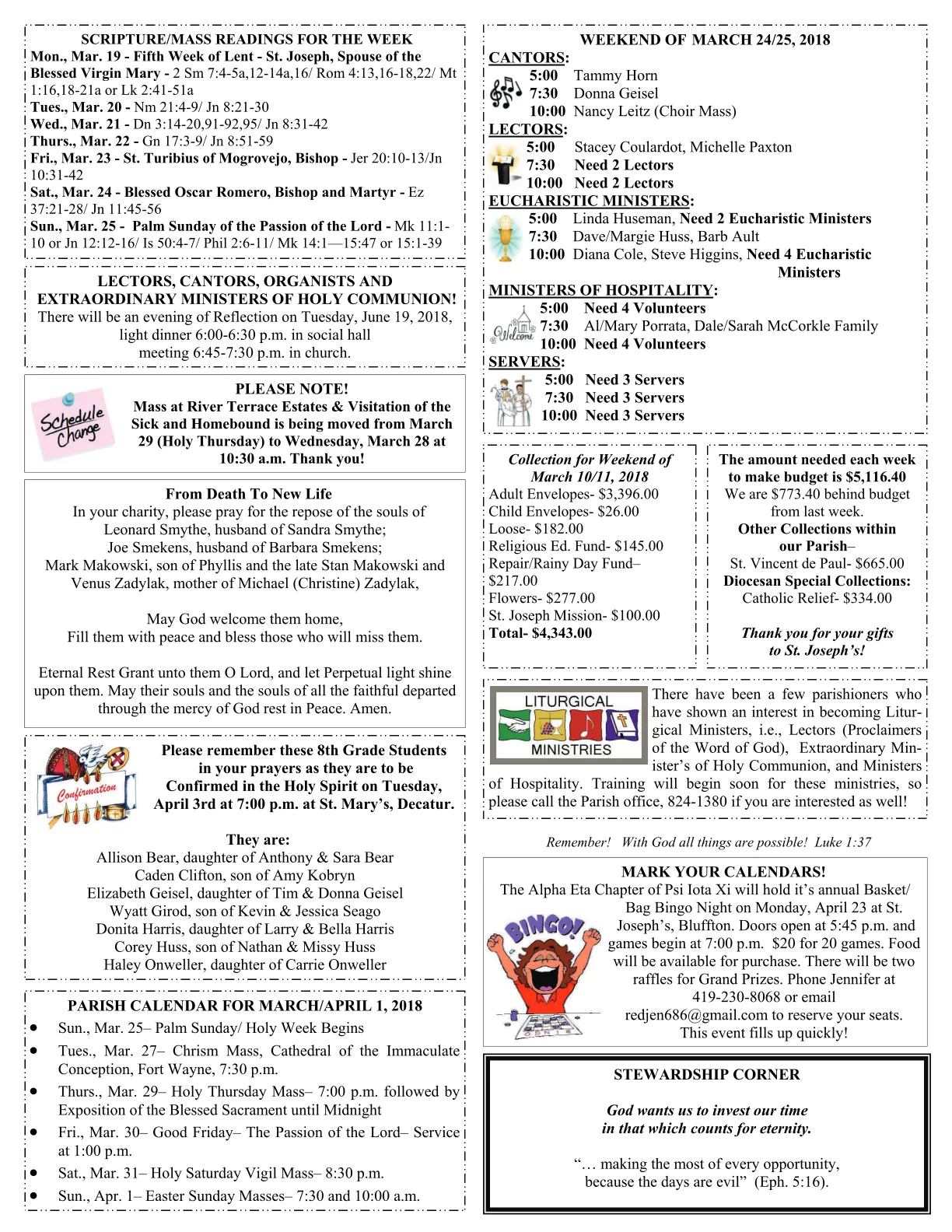 Mar 18, 2018 - Bulletin - Page 3