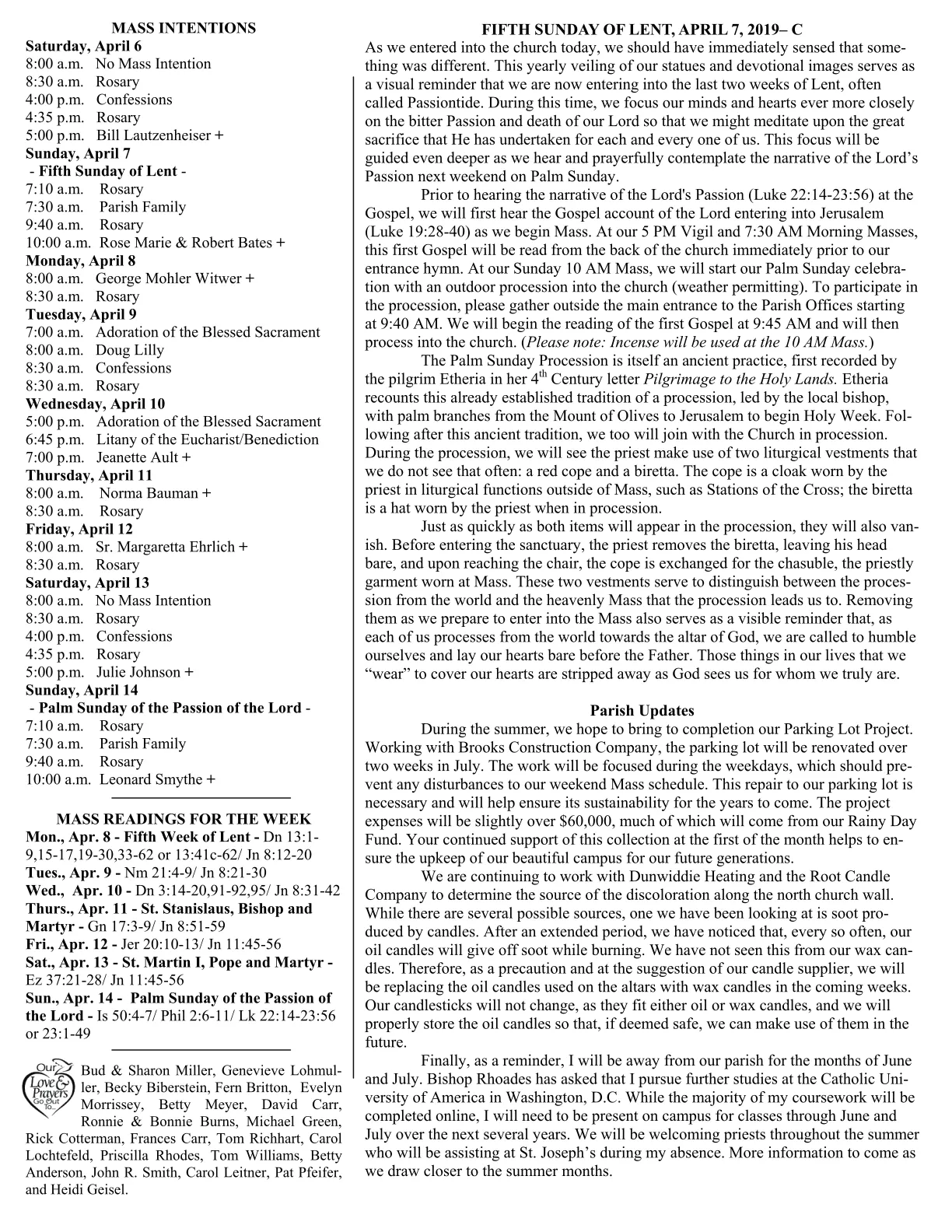 Apr 07, 2019 - Bulletin - Page 2