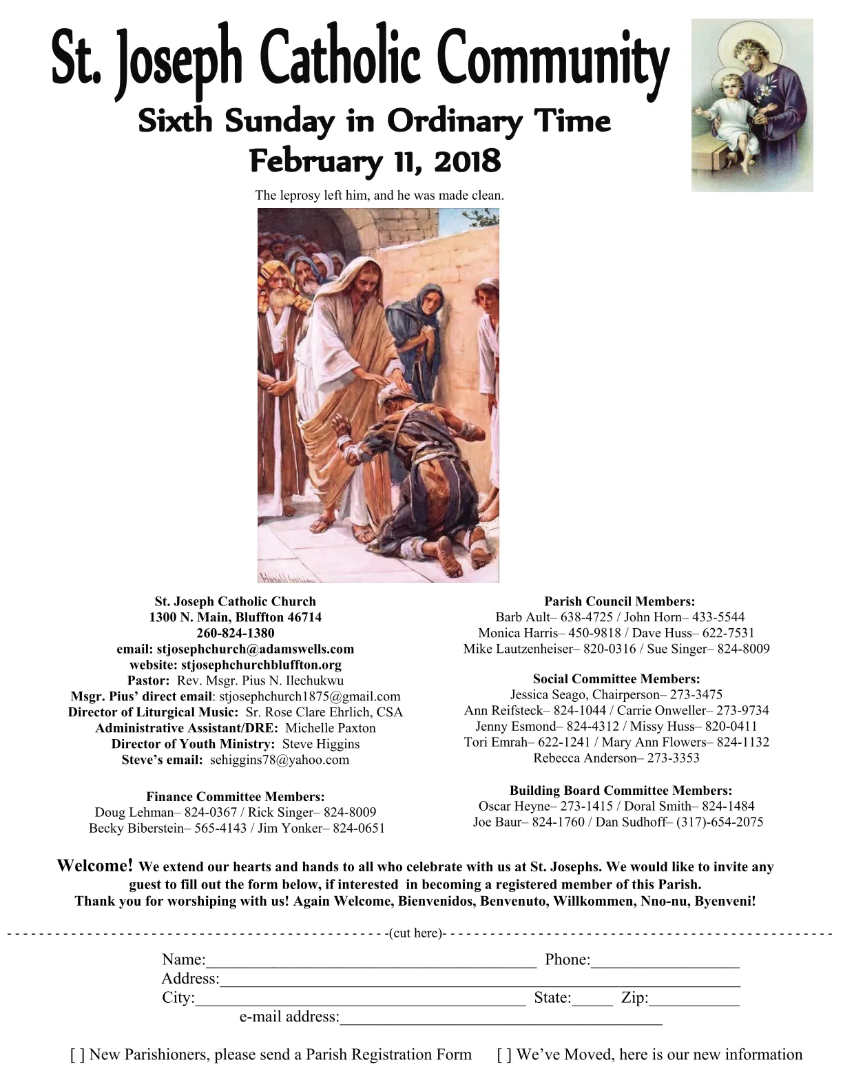 Feb 11, 2018 - Bulletin - Page 1