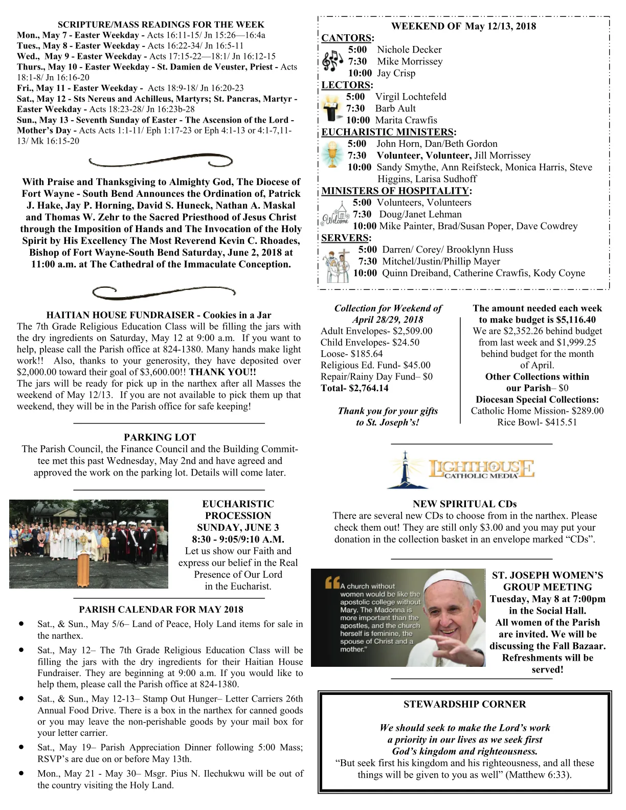 May 06, 2018 - Bulletin - Page 3