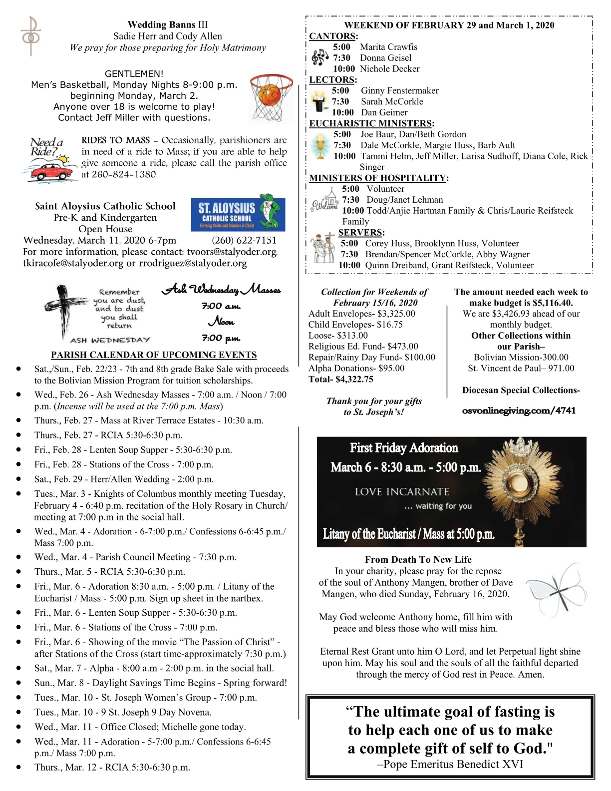 Feb 23, 2020 - Bulletin - Page 3