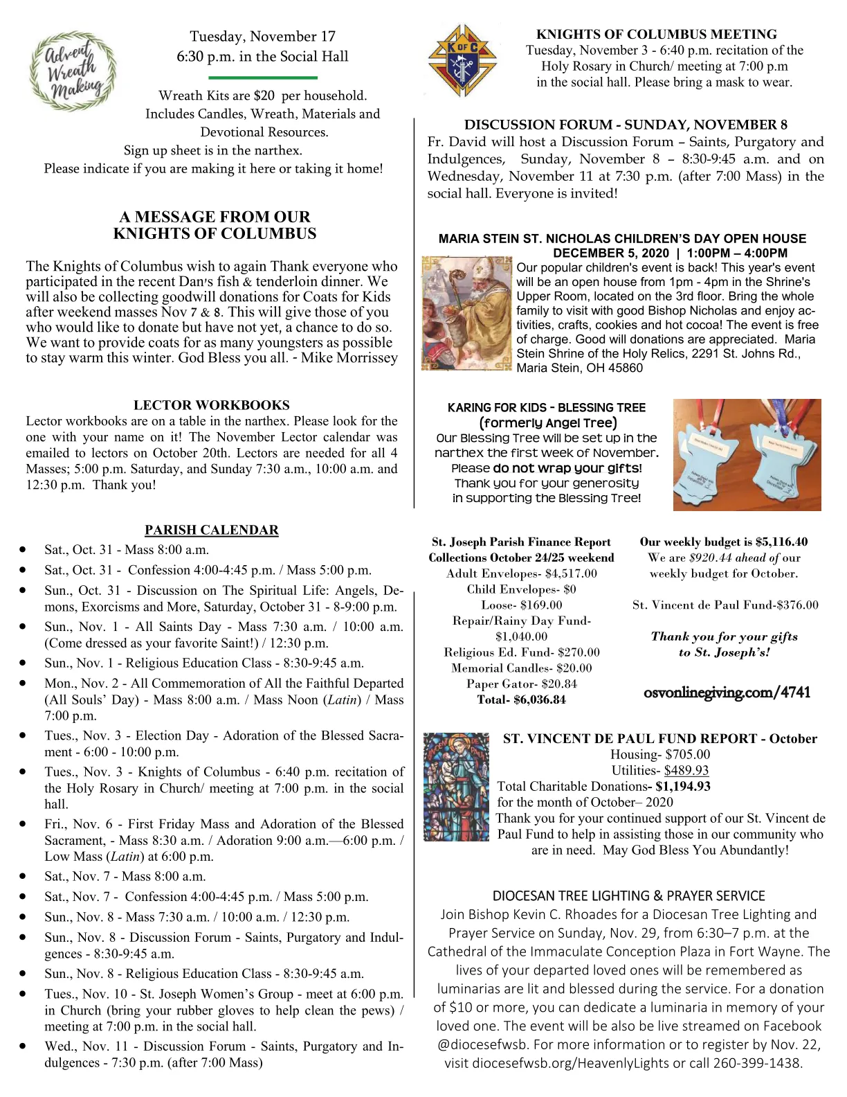 Nov 01, 2020 - Bulletin - Page 3