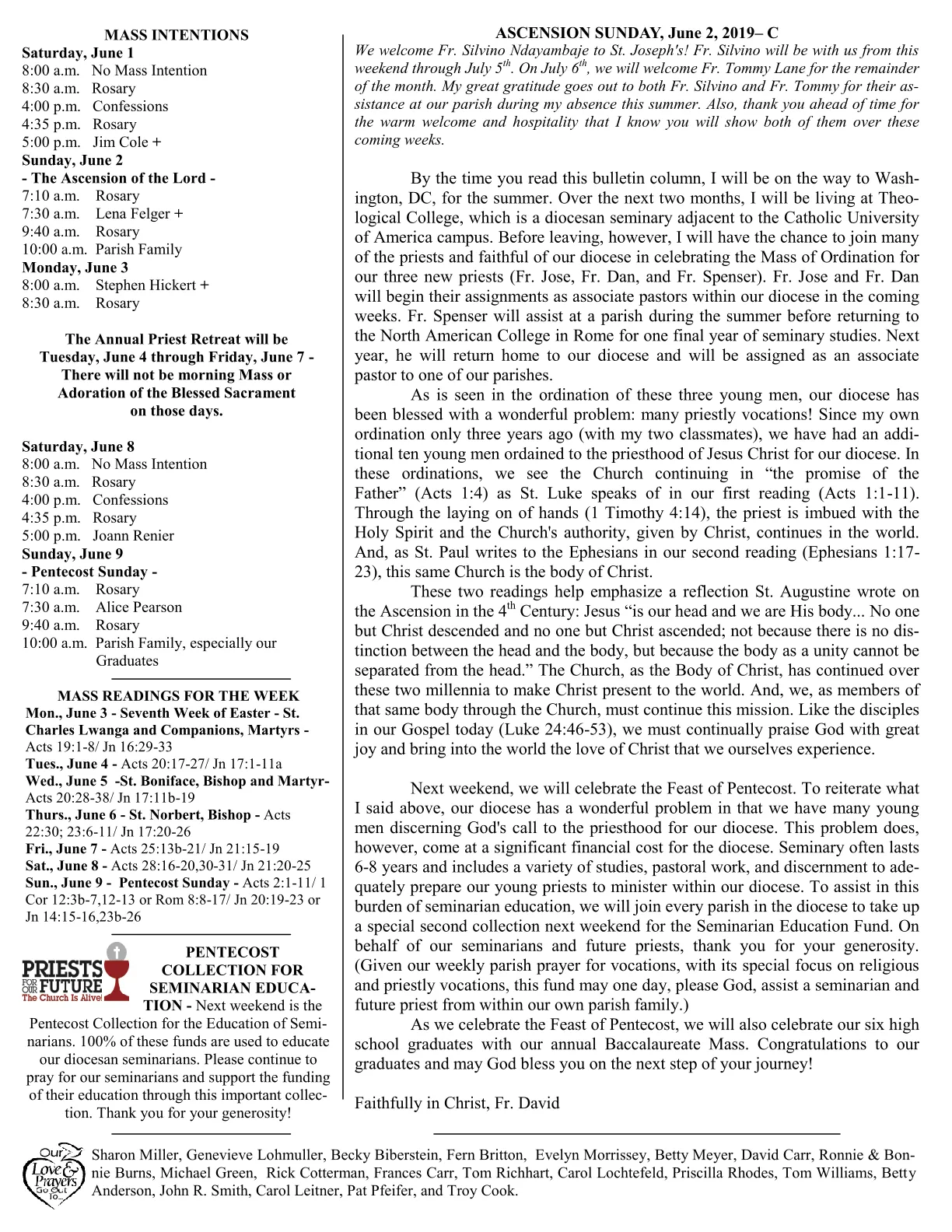 Jun 02, 2019 - Bulletin - Page 2