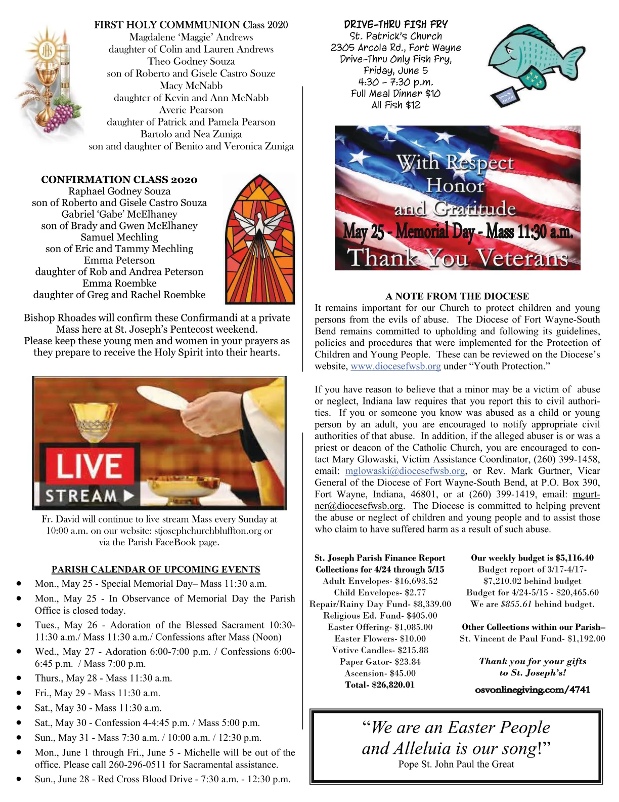 May 24, 2020 - Bulletin - Page 3