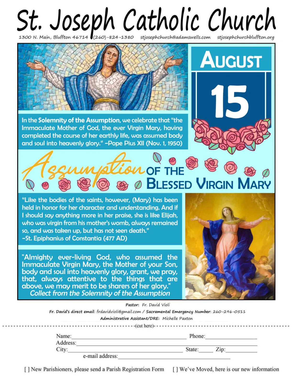 Aug 15, 2021 - Bulletin - Page 1